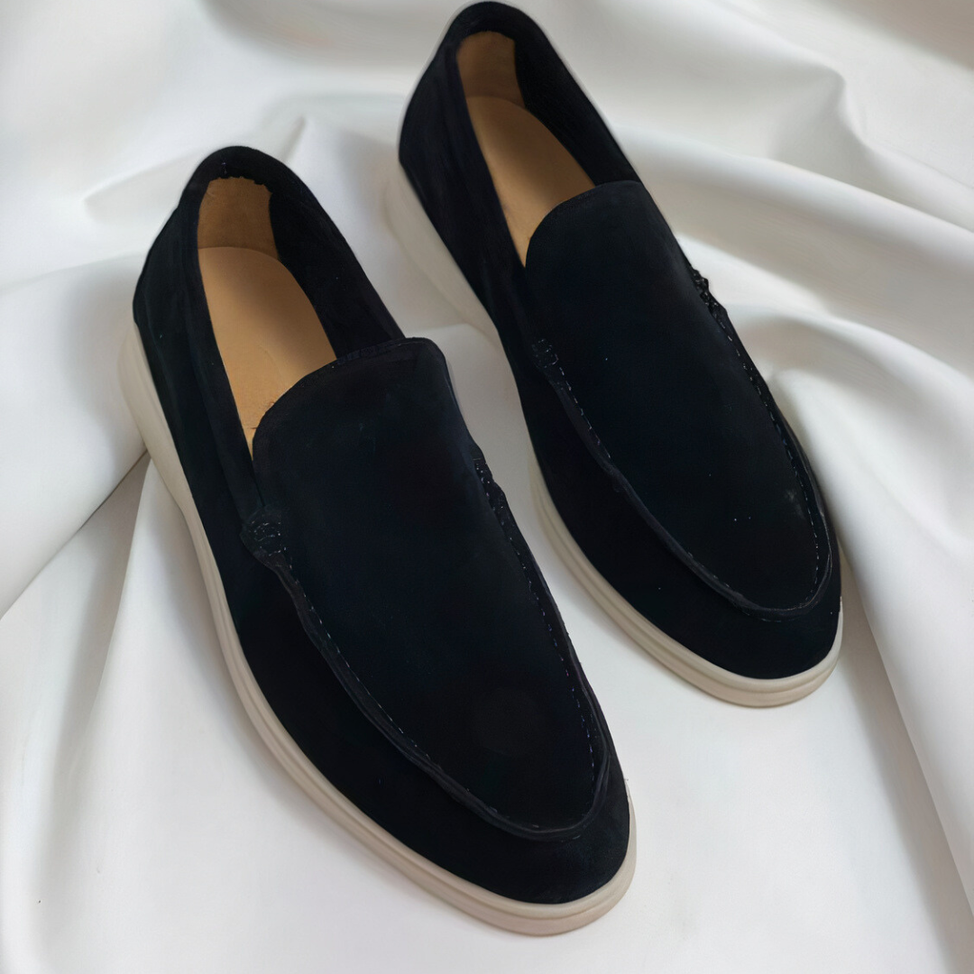 Men's Loafers | Comfortable | Slip-On | Suede Loafers | Men's Shoes-Grace Aura