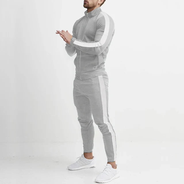 Men's Tracksuit | Two-Piece | Zip-Up | Jogger Set | Men's Activewear-Grace Aura