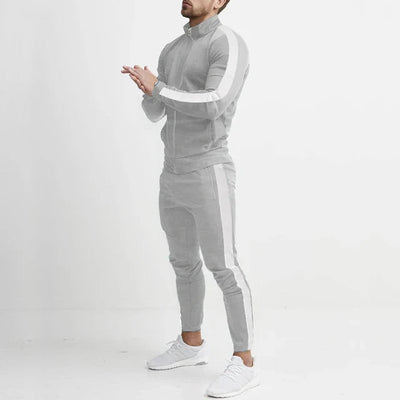 Men's Tracksuit | Two-Piece | Zip-Up | Jogger Set | Men's Activewear-Grace Aura