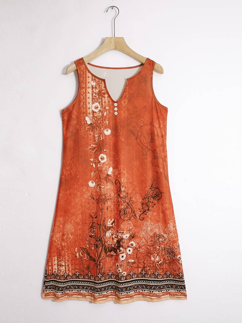 Mini Dress | Sleeveless | Loose Fit | Boho Dress | Summer Dress-Grace Aura