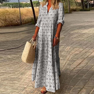 Olivia - Summer Dress for Bohemian and Beach Ladieswear Collection-Grace Aura