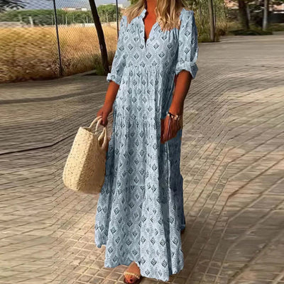 Olivia - Summer Dress for Bohemian and Beach Ladieswear Collection-Grace Aura