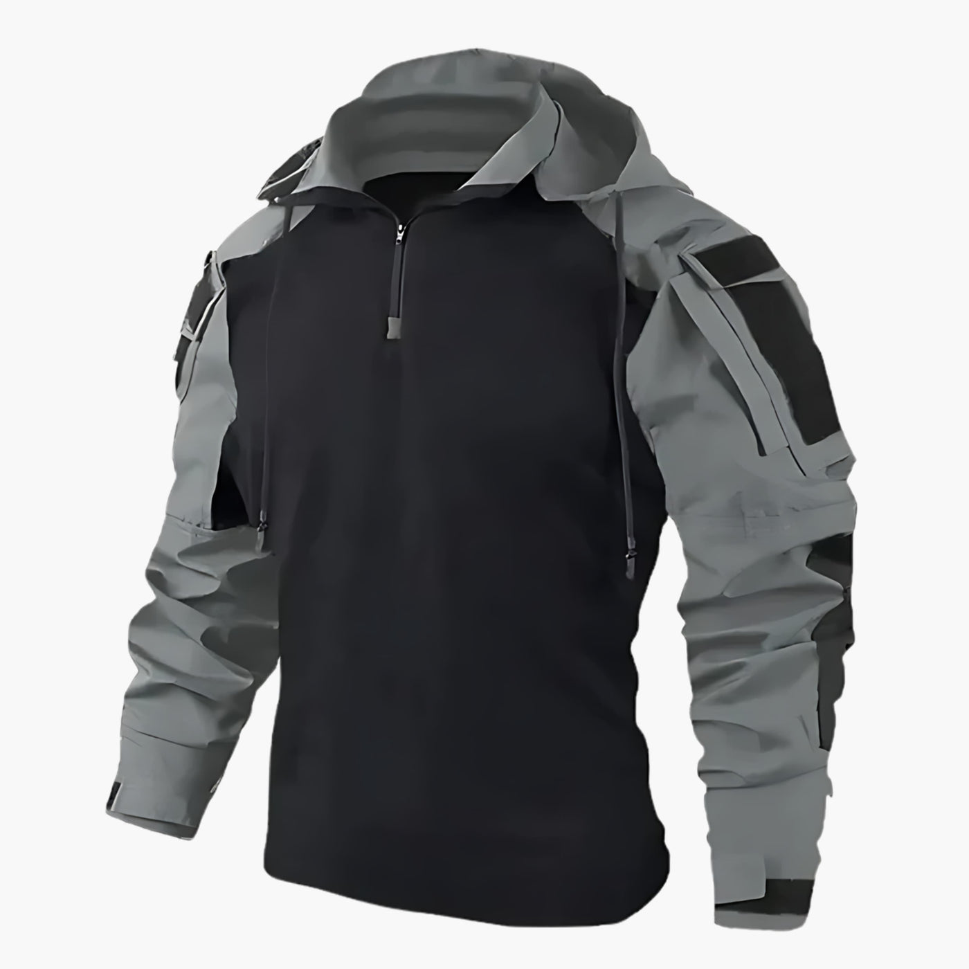 Outdoor Jacket | Half Zip | Hooded | Tactical Jacket | Men's Jacket-Grace Aura