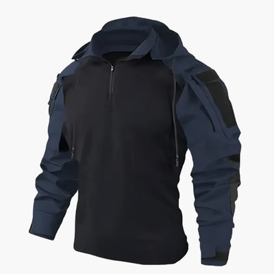 Outdoor Jacket | Half Zip | Hooded | Tactical Jacket | Men's Jacket-Grace Aura