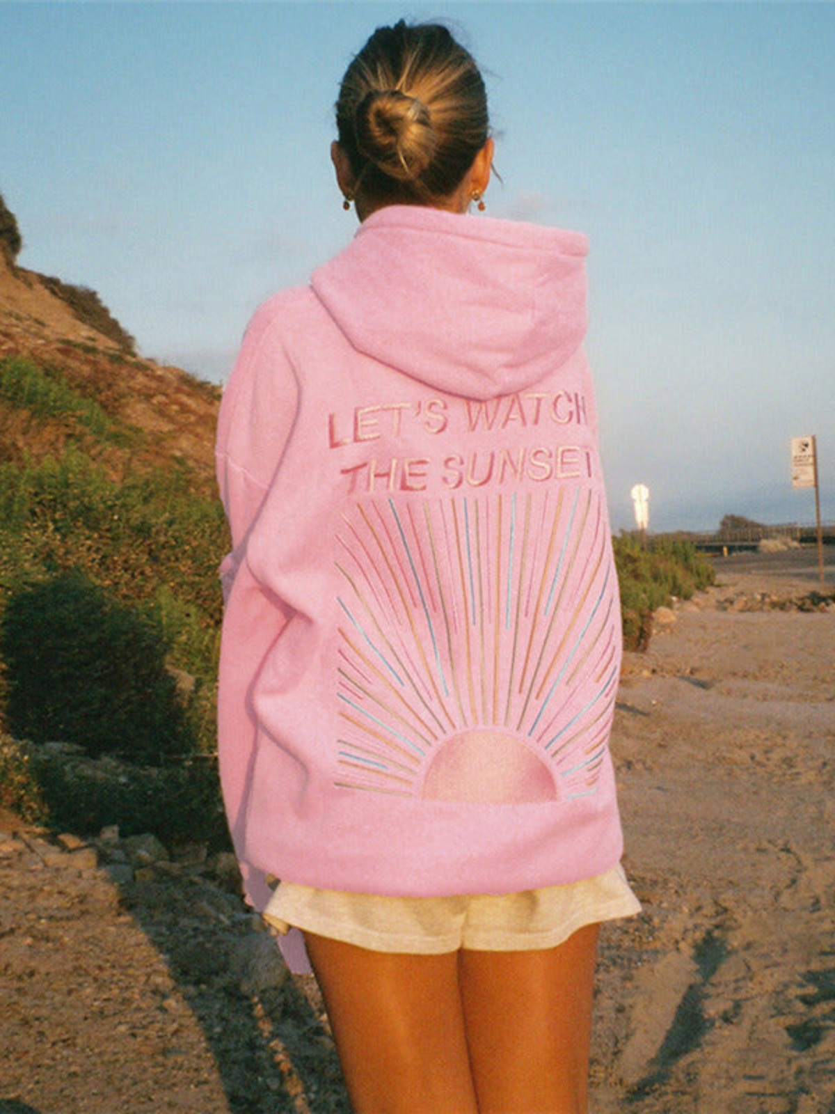 Oversized Hoodie | Sunset | Comfy | Pullover Hoodie | Women's Hoodie-Grace Aura