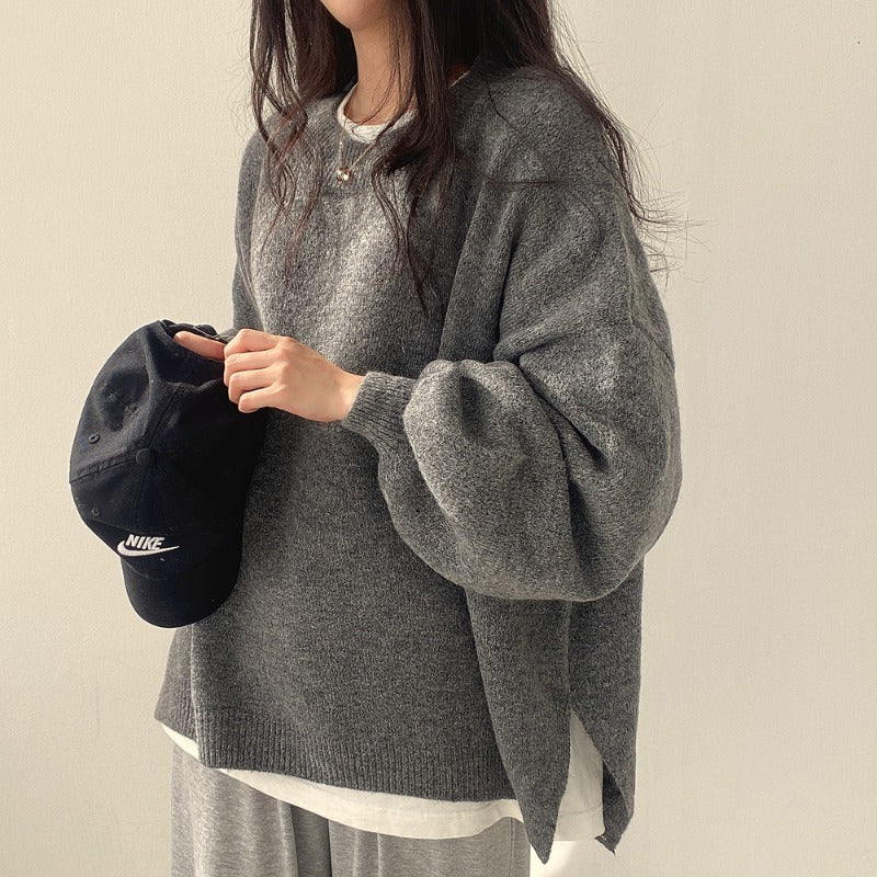 Oversized Sweater | Cozy | Wool | Pullover Sweater | Women's Winter Clothes-Grace Aura