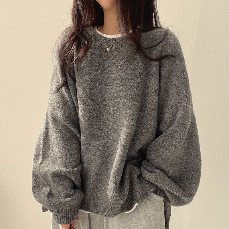 Oversized Sweater | Cozy | Wool | Pullover Sweater | Women's Winter Clothes-Grace Aura