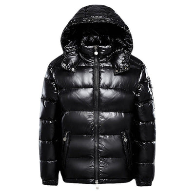 Puffer Jacket - Warm - Hooded - Down Jacket - Men's Winter Jacket-Grace Aura