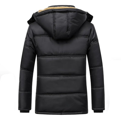 Puffer Jacket – Warm – Hooded – Down Jacket – Winter Jacket for Men-Grace Aura