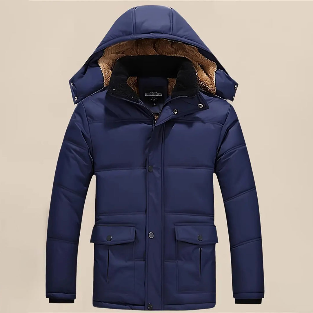 Puffer Jacket – Warm – Hooded – Down Jacket – Winter Jacket for Men-Grace Aura