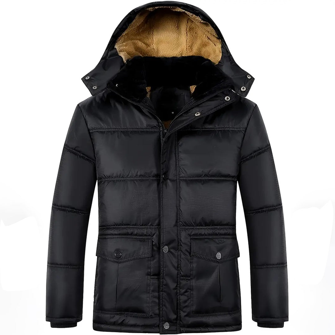 Puffer Jacket – Warm – Hooded – Down Jacket – Winter Jacket for Men-Grace Aura