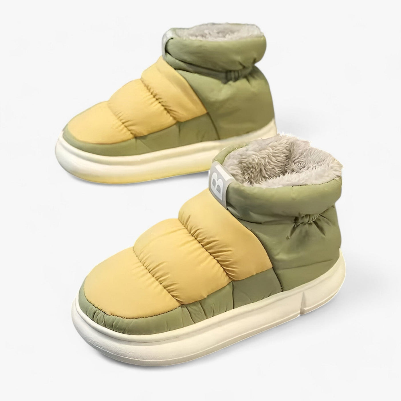 Puffer Shoes - Slip-On - Fleece Lined - Snow Boots - Winter Shoes-Grace Aura