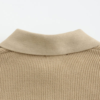 Quarter-Zip Sweater | Knitted | Men's Half-Zip Pullover | Jumper-Grace Aura