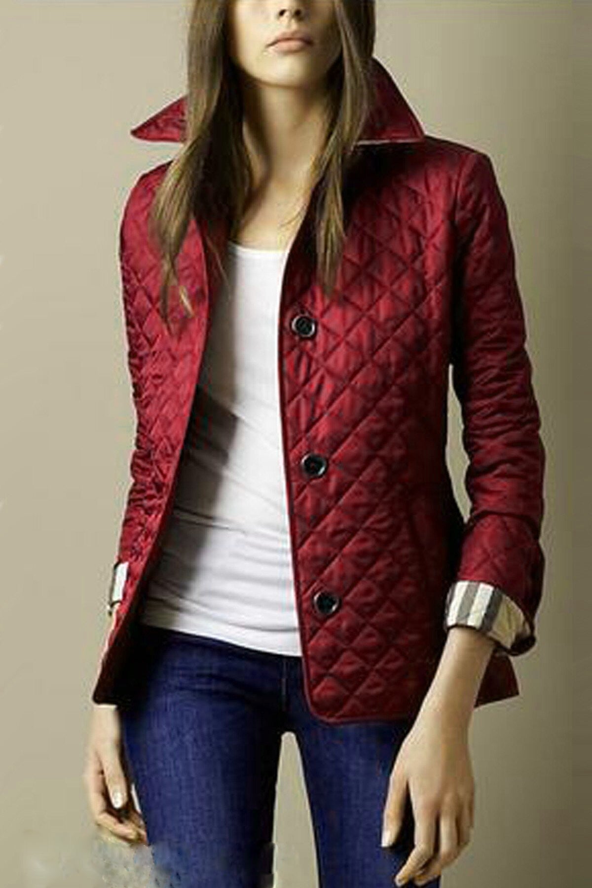 Quilted Jacket | Lightweight | Slim | Autumn Jacket | Women's Jacket -Grace Aura