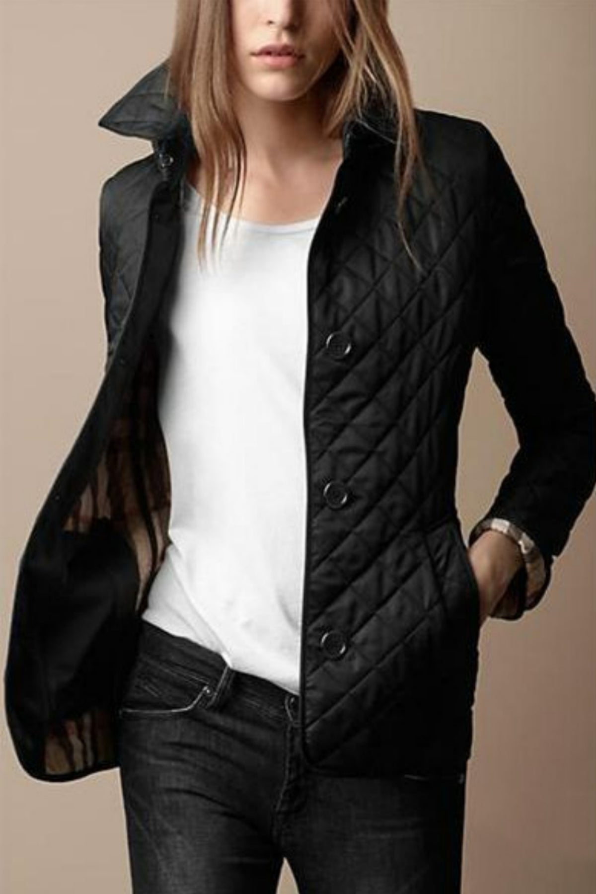 Quilted Jacket | Lightweight | Slim | Autumn Jacket | Women's Jacket -Grace Aura