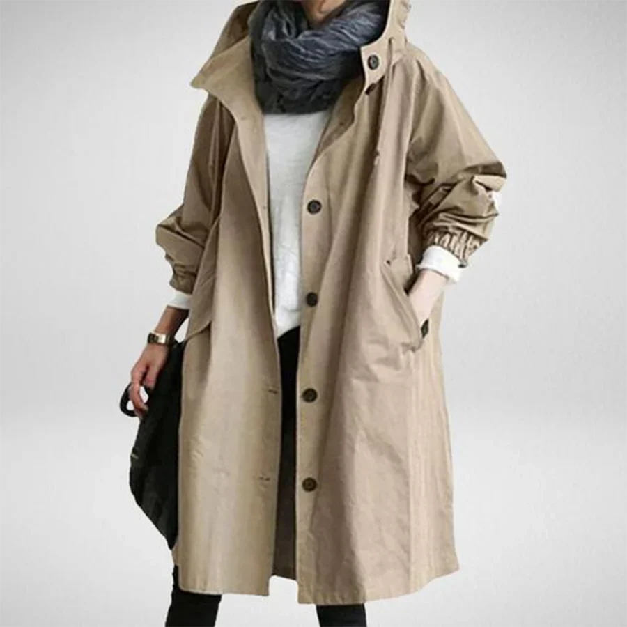 Raincoat | Hooded | Oversized | Parka Jacket | Rain Jacket Women -Grace Aura