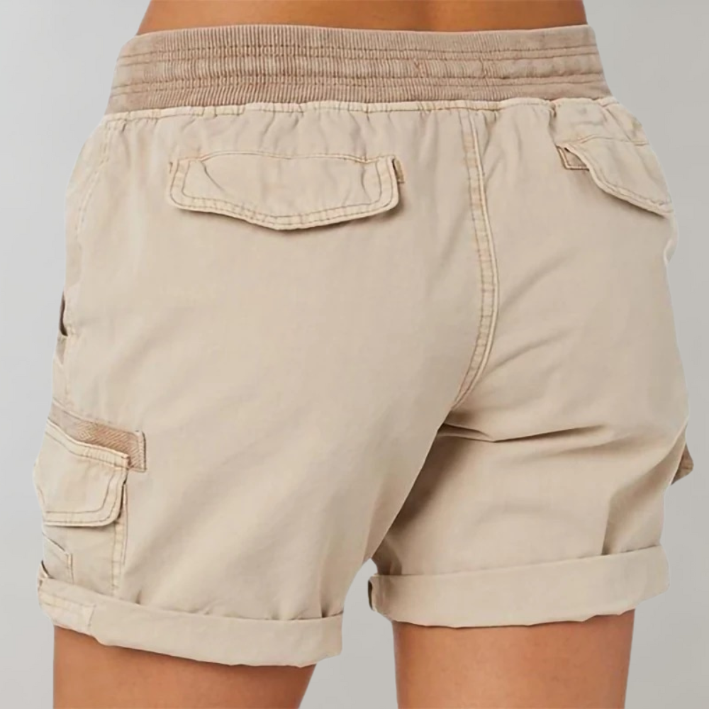 SERAPHINE | Elevated high-waisted shorts for women-Grace Aura