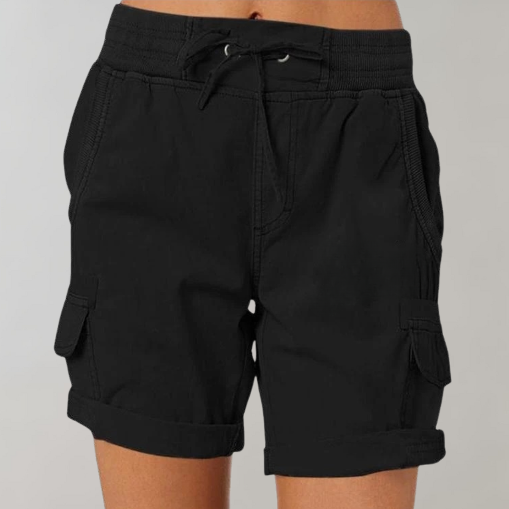 SERAPHINE | Elevated high-waisted shorts for women-Grace Aura