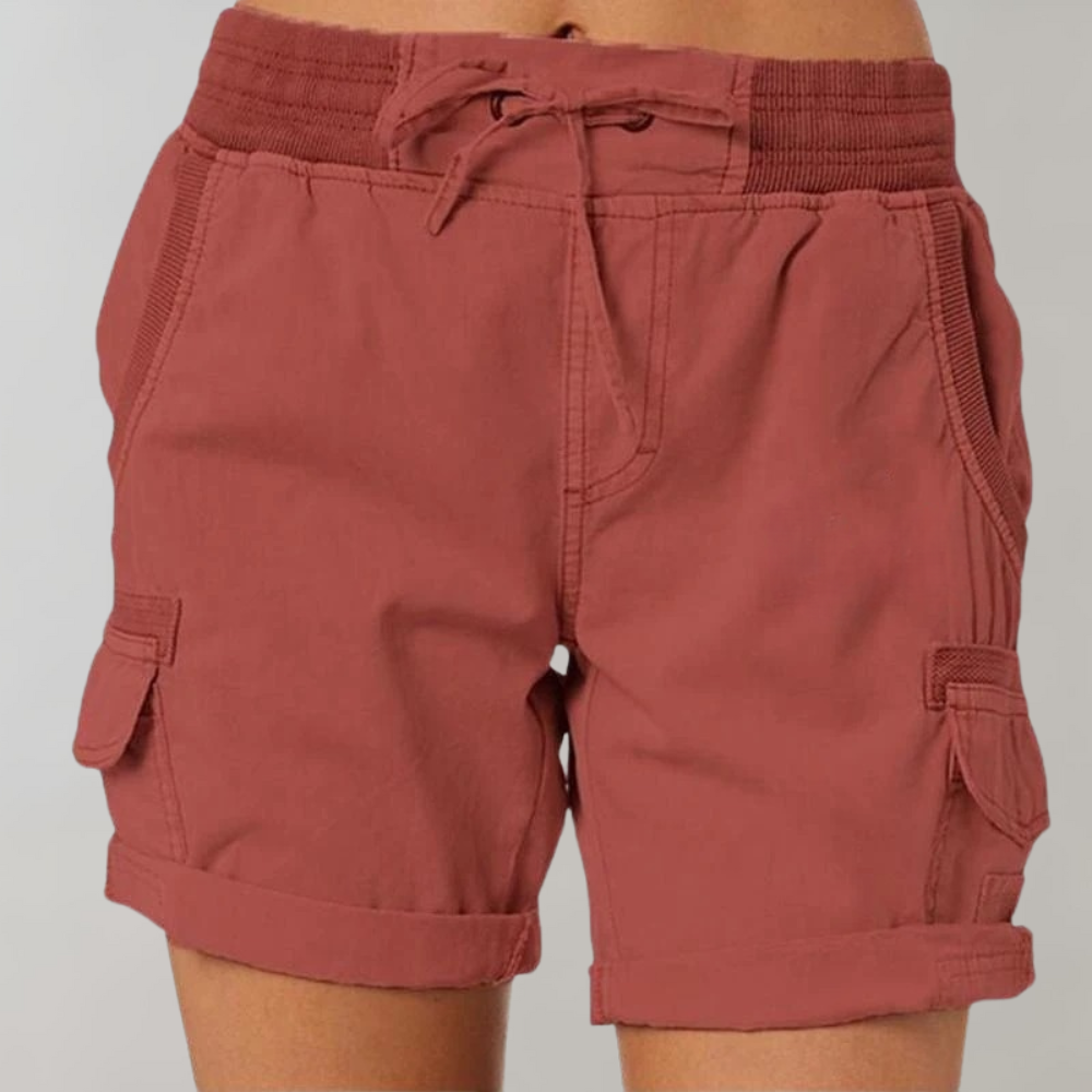 SERAPHINE | Elevated high-waisted shorts for women-Grace Aura