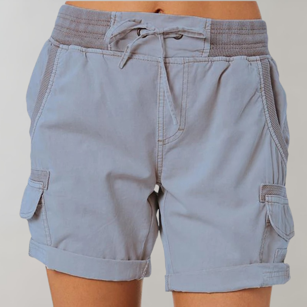 SERAPHINE | Elevated high-waisted shorts for women-Grace Aura