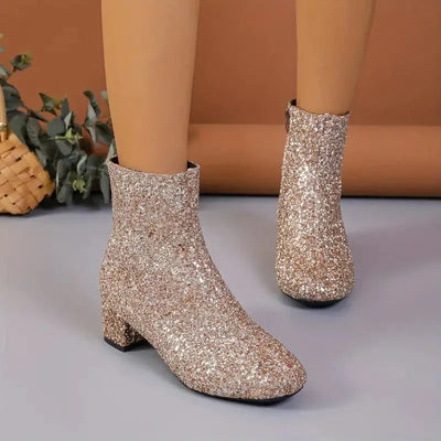 Sequin Party Boots-Grace Aura