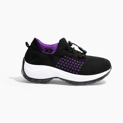 Slip-On Sneakers - Orthopedic - Air Cushion - Thick Sole Sneakers - Women's Trainers-Grace Aura