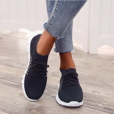 Slip-On Sneakers | Orthopedic | Walking | Mesh Sneakers | Women's Trainers-Grace Aura