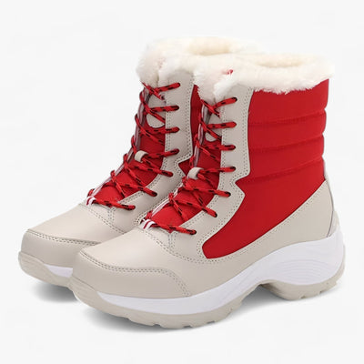 Snow Boots | Lace-Up | Non-Slip | Fur Lined Boots | Women's Winter Boots-Grace Aura