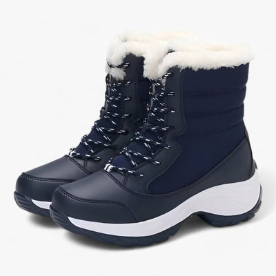 Snow Boots | Lace-Up | Non-Slip | Fur Lined Boots | Women's Winter Boots-Grace Aura