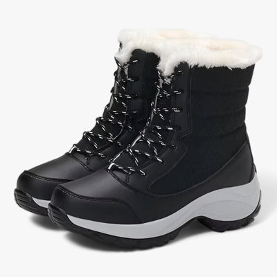 Snow Boots | Lace-Up | Non-Slip | Fur Lined Boots | Women's Winter Boots-Grace Aura