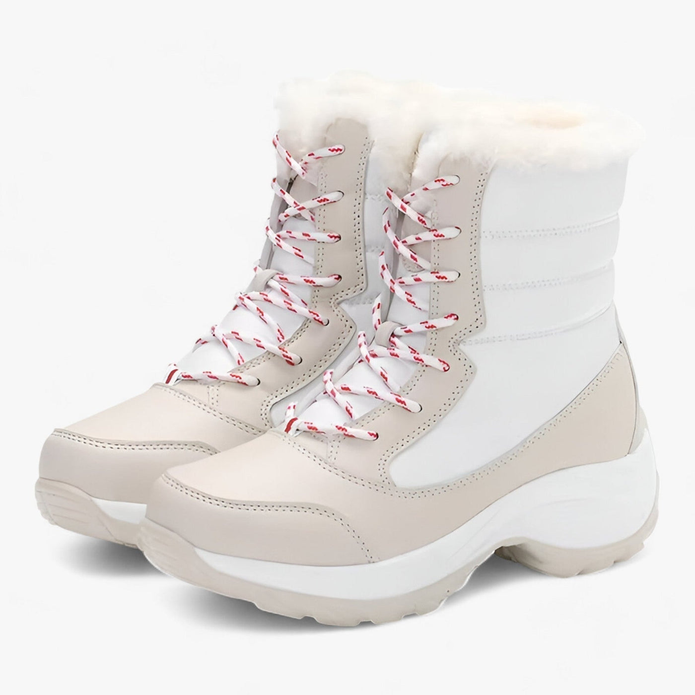 Snow Boots | Lace-Up | Non-Slip | Fur Lined Boots | Women's Winter Boots-Grace Aura