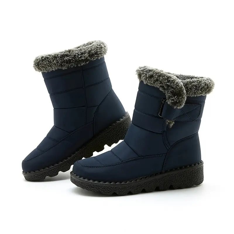 Snow Boots | Warm | Slip-On | Fur Lined Boots | Winter Boots-Grace Aura