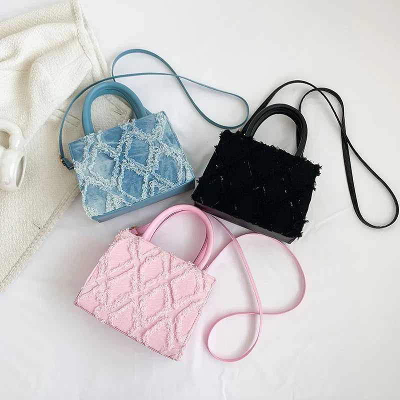 Square Bag - Small - Adjustable Strap - Crossbody Bag - Handbag-Grace Aura