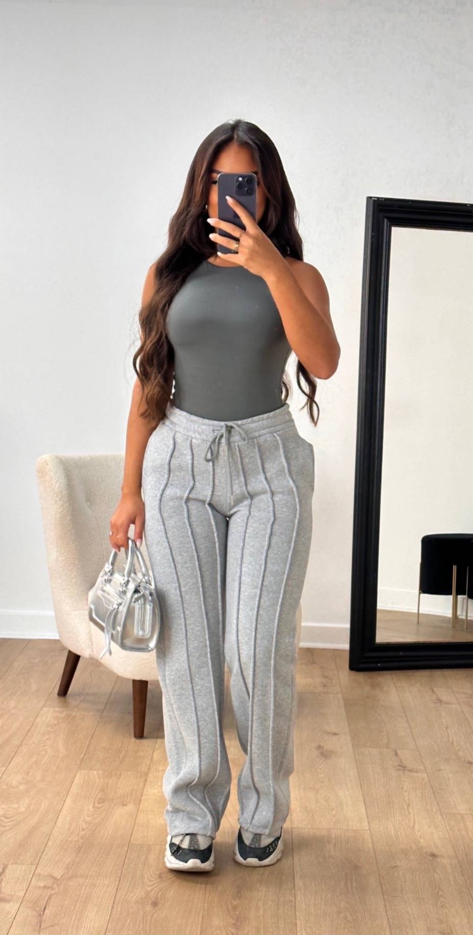 Striped Joggers-Grace Aura