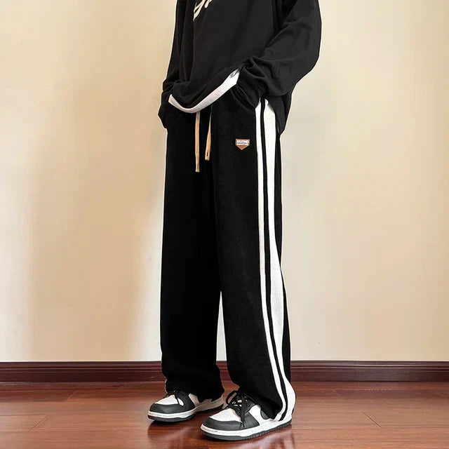 Sweatpants - Casual - Drawstring - Baggy Pants - Straight Leg Joggers-Grace Aura