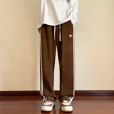 Sweatpants - Casual - Drawstring - Baggy Pants - Straight Leg Joggers-Grace Aura