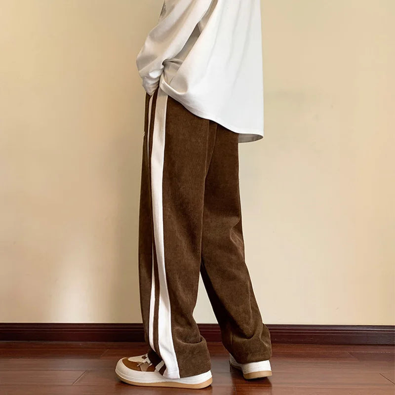 Sweatpants - Casual - Drawstring - Baggy Pants - Straight Leg Joggers-Grace Aura