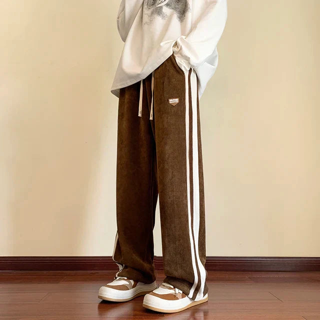 Sweatpants - Casual - Drawstring - Baggy Pants - Straight Leg Joggers-Grace Aura