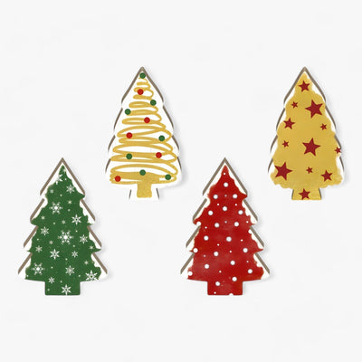 Timberleaf - Decoration Christmas tree table 4 pieces set-Grace Aura