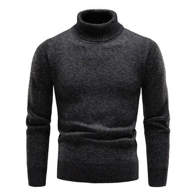 Turtleneck Sweater | Warm | Tailored Fit | Knitted Turtleneck | Men's Clothing-Grace Aura