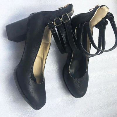 Veronica - Retro Heeled Shoes for Chic Fashion-Grace Aura