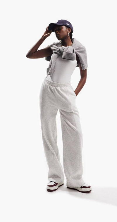 Wide Leg Joggers | Elastic Waist | Drawstring | Wide Leg Sweatpants | Women's Pants-Grace Aura