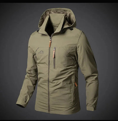 Windbreaker Jacket - Hooded - Waterproof - Outdoor Jacket - Men's Jackets-Grace Aura