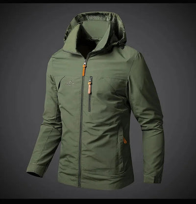 Windbreaker Jacket - Hooded - Waterproof - Outdoor Jacket - Men's Jackets-Grace Aura