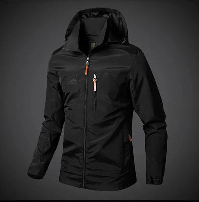 Windbreaker Jacket - Hooded - Waterproof - Outdoor Jacket - Men's Jackets-Grace Aura