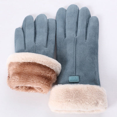 Winter Gloves | Warm | Fur | Thermal Gloves | Women's Gloves-Grace Aura