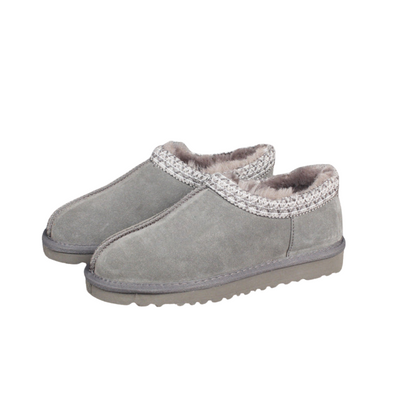 Winter Shoes - Suede - Fur Lined - Slip-On Boots - Winter Boots Women-Grace Aura