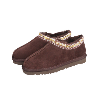 Winter Shoes - Suede - Fur Lined - Slip-On Boots - Winter Boots Women-Grace Aura