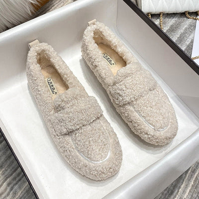 Winter Slippers - Non-Slip - Fur - Warm Slippers - Winter Shoes-Grace Aura