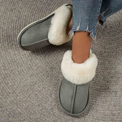 Winter Slippers - Warm - Indoor - Fluffy Slippers - House Slippers-Grace Aura